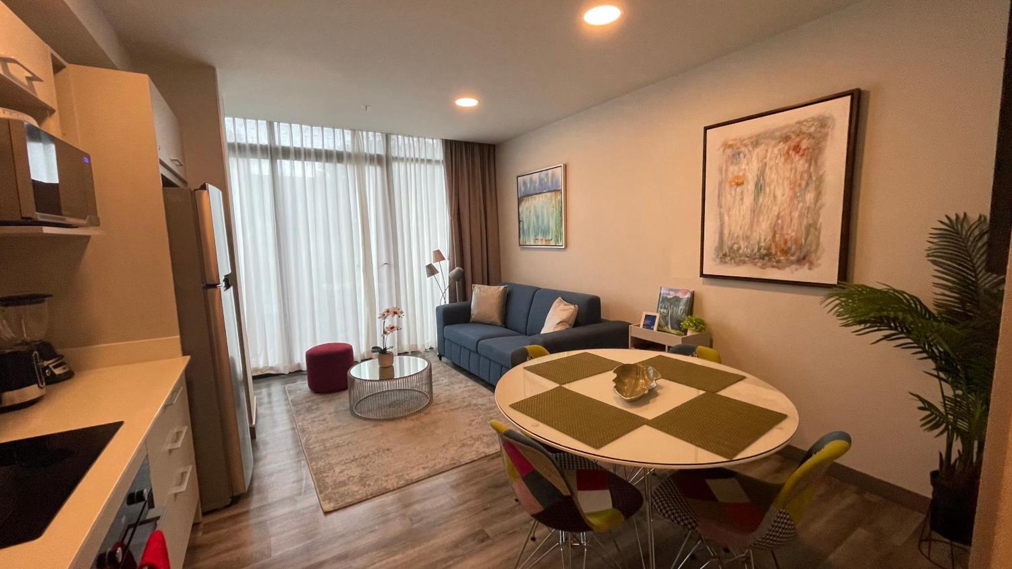Cozy Apartment With Terrace, Sj Cosmopolitan Tower #402 San José Dış mekan fotoğraf
