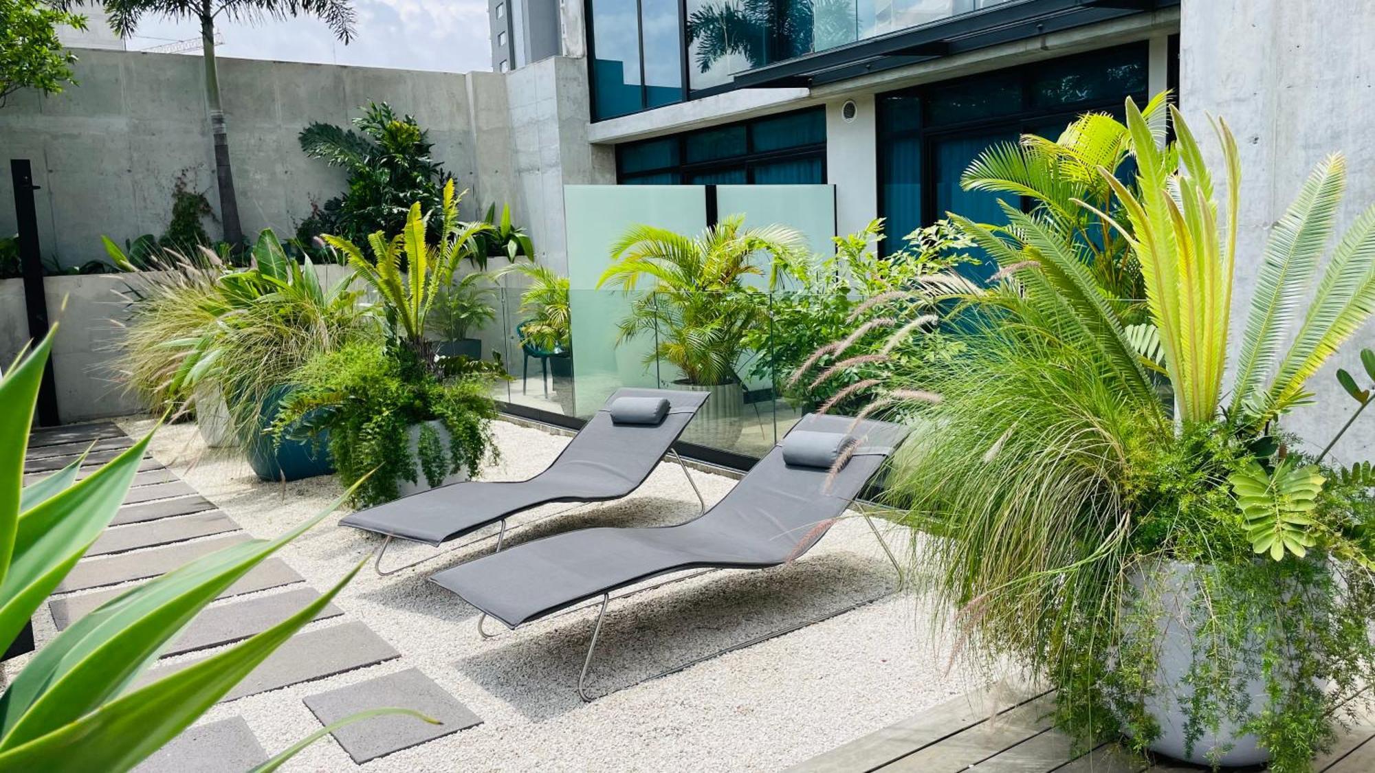 Cozy Apartment With Terrace, Sj Cosmopolitan Tower #402 San José Dış mekan fotoğraf